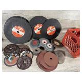 Cutoff wheels, sandpaper