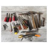 Hammers, chisels, screwdrivers