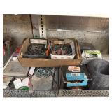 2-Bins Full Of Miscellaneous Fasteners