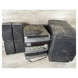 Philips stereo and speakers