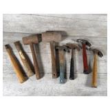 Wooden mallets, hammers