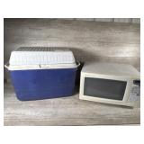 Cooler, microwave