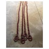 4- 7ft chains