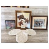 Horse Framed Pictures, Saddle Pad