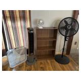 Wooden Bookshelf, Various Fans