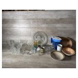 Various Glassware, Bowls, Pitcher