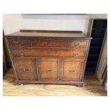 Brickwede Sideboard, Wooden Shelving