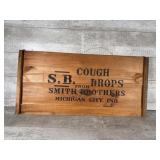Smith Brothers Cough Drops Wood Sign