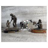 Grandpa statue, horse