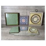 Textile Wall Art, Mirror