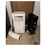 Portable Room Air Conditioner and Electric Heater