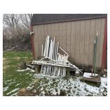 Miscellaneous Tubing, Tee Posts, and Wood.