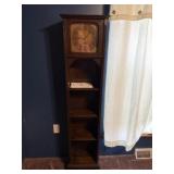 Tall Bookcase with Battery Clock