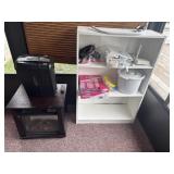 Shelf with Contents, Heater, and Shredder