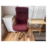 Office Chair, Small Cabinet, Tv Tray