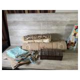 Rugs, Ukulele, Wood Box, Linens