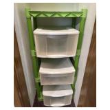 Plastic Shelving, Drawers