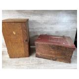 Wood crate and cabinet