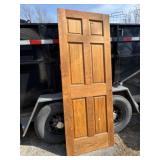 Wood door