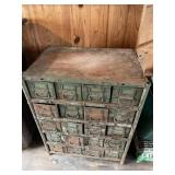 Drawer Cabinet with contents