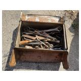 Metal Toolbox With Tools