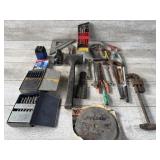 Drill bits and tool lot