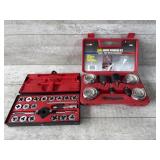 Tap and die set and sanding kit