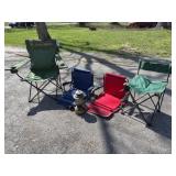 Camping Chairs And Lantern