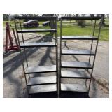 2-Metal Shelving Units