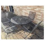 Patio table and chairs
