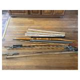 Walking Sticks, Advertising Yard Sticks, Fishing