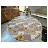42in Diameter Kitchen Table (2) Chairs