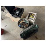 Craftsman Router, Tool Bag, Staples, nails, misc
