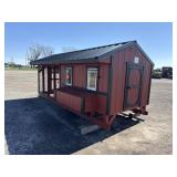 6x16 Chicken Coop With 5 Nesting Boxes