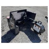 Mini Bobcat skid steer attach stump grinder