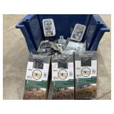 Rafter clips, nails, brackets