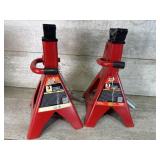 Big red 3 ton jack stands
