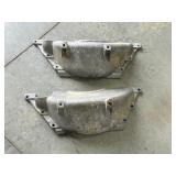 Torque converter dust covers for small block Chevy