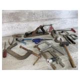 Plane,  pulley, clamps