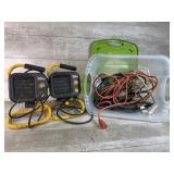 Heaters, extension cords