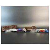 Damascus Folding Knives