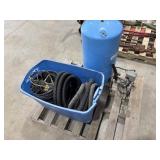 Submersible Pump, Hosing, Water Tank