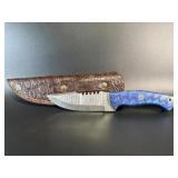 Damascus Fixed Blade Hunting Knife