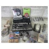 Socket set, wire cup brush