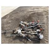 Skid of Stihl Weed Trimmers