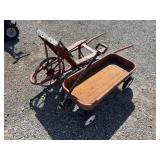 Vintage Wheel Barrow & Wagon