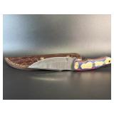 Damascus Fixed Blade Knife