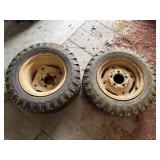 (2) Goodyear 8-12 2 Ply Lawn & Garden Tires