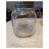 Hazel Atlas jar with lid