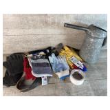 Galvanized pitcher, glover